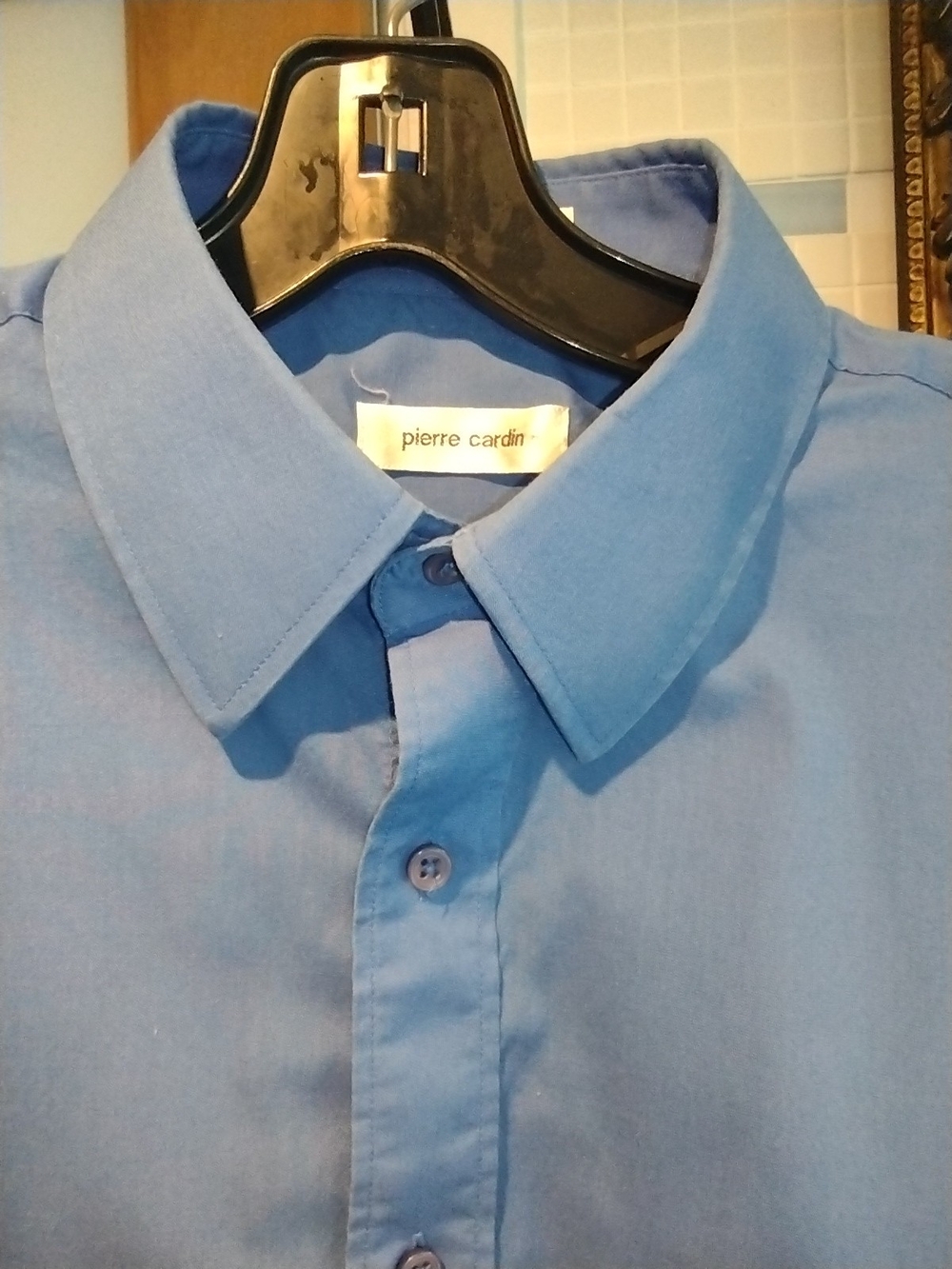 Pierre Cardin Light Blue Men's Dress Shirt with Point Collar